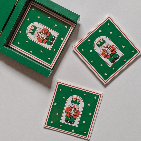 Nut Cracker Tile Coasters - Picture 1 of 2